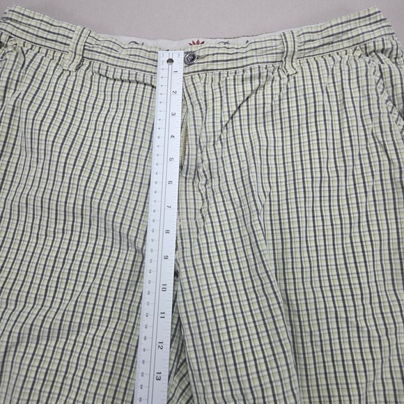 Tommy Bahama Green Striped Men's Flat Front Shorts - Picture 11 of 11